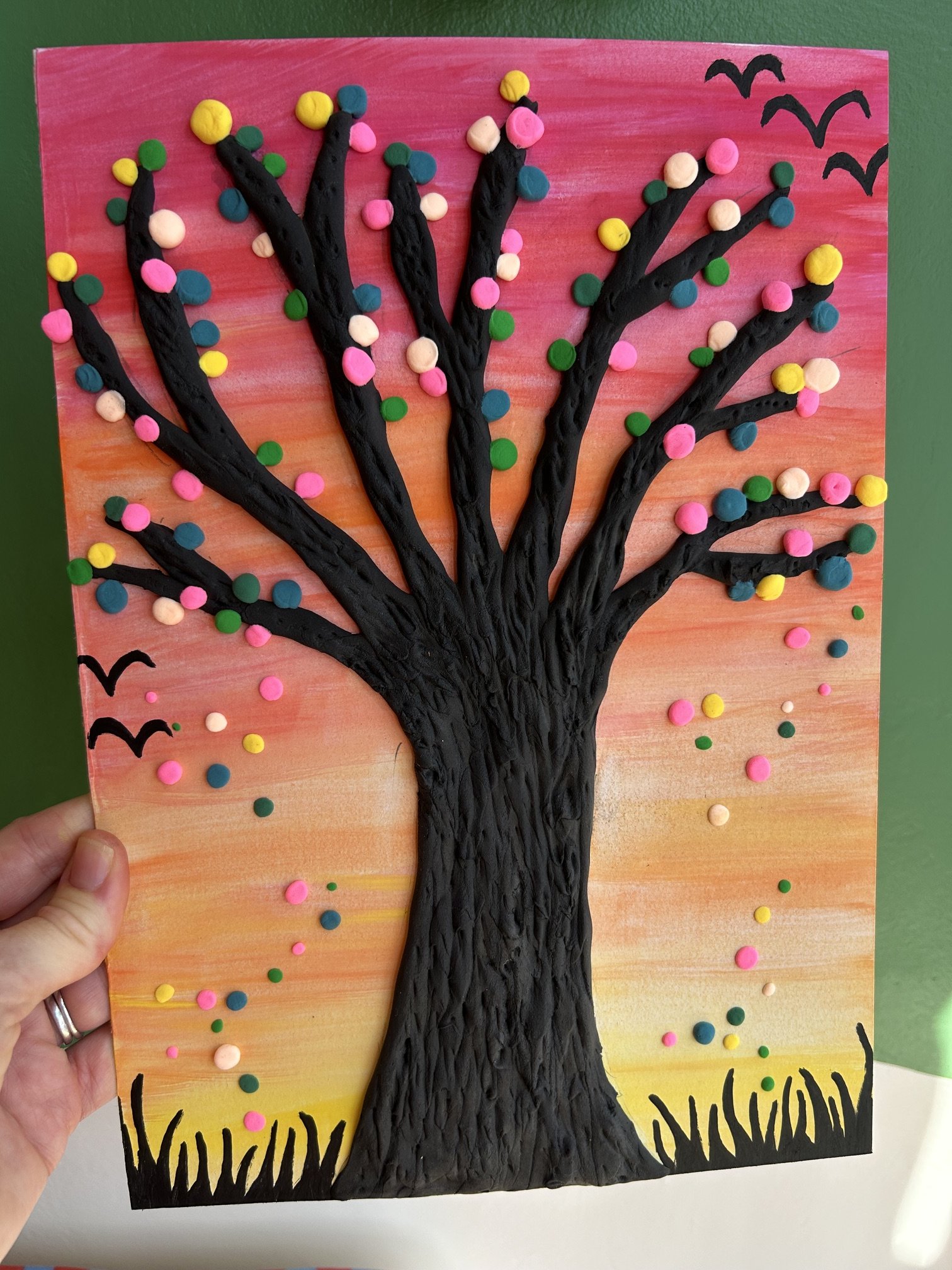 Sunset 3D Magical Tree Canvas - Tues 21st July 10am-12pm