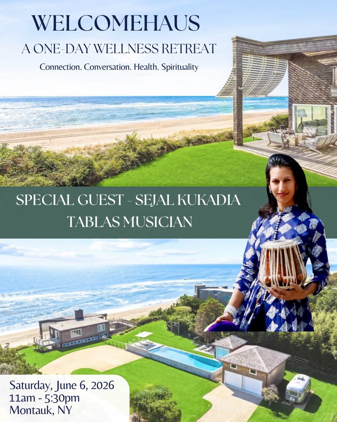 A weekend to come home to yourself by the sea. 🌊✨

Join us in Montauk for an immersive retreat experience designed for deep connection, nervous system reset, feminine expansion, and soulful community. Expect ocean air, meaningful conversations, grou