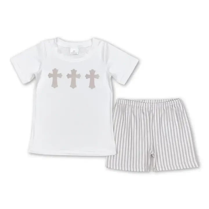 Cross Shirt and Short Set
