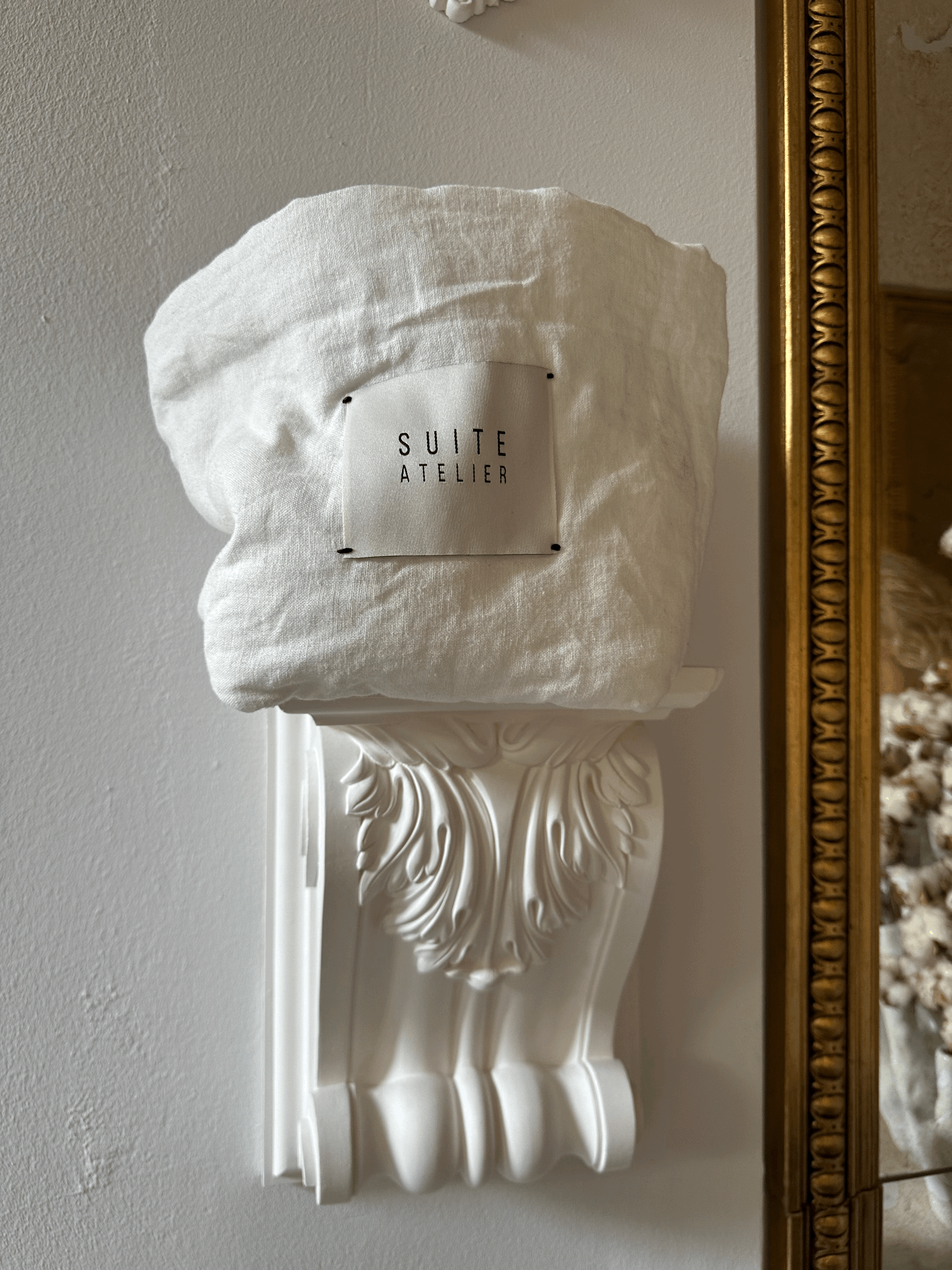 The Puffer Piece I - off white linen