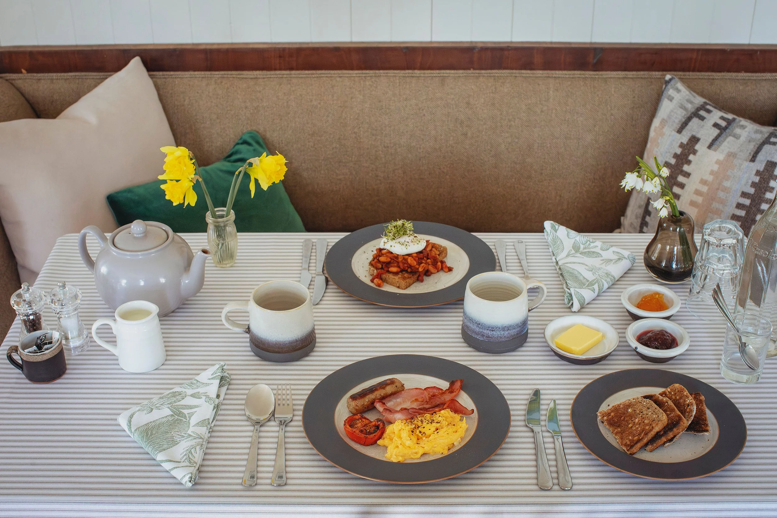 Breakfast at Hen Ffermdy Escape to Pembrokeshire B&B