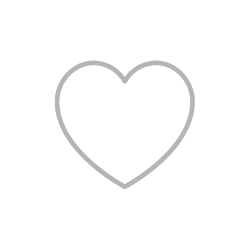 A black background with a simple gray outline of a heart in the center. Med Spa in Fishers, IN | B Beauty Aesthetics