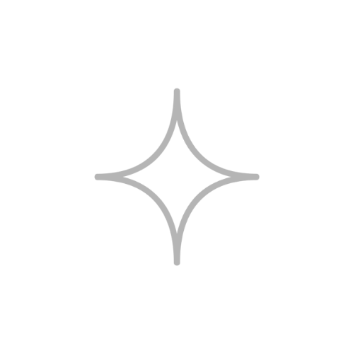 A stylized sparkling star symbol with four points, outlined in gray on a black background. Med Spa in Fishers, IN | B Beauty Aesthetics