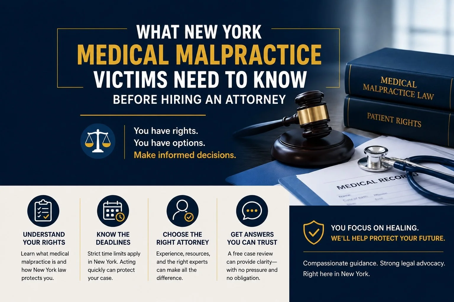 What New York Medical Malpractice Victims Need to Know Before Hiring an Attorney