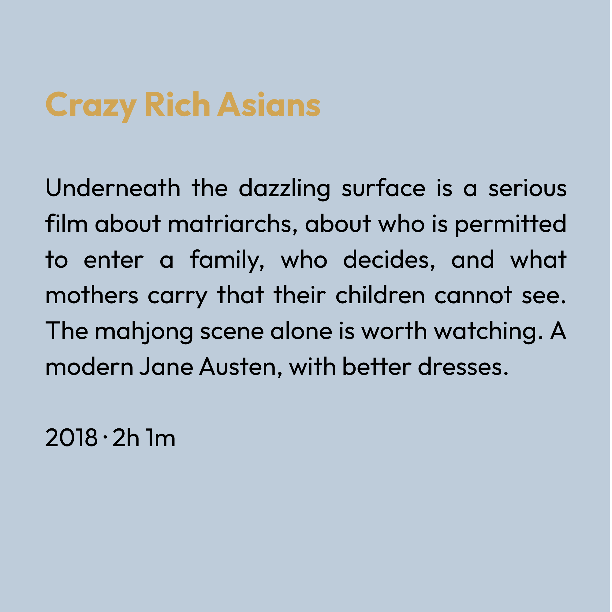 Crazy Rich Asians 