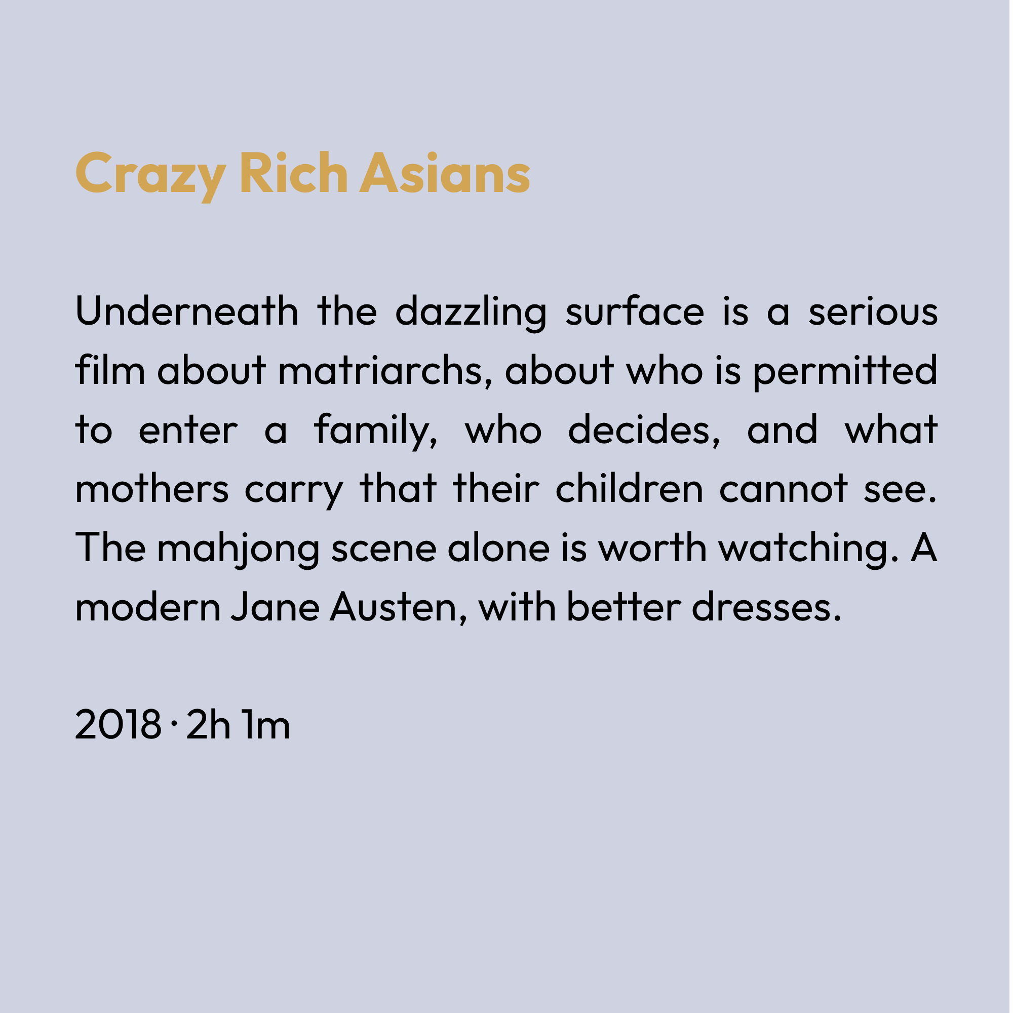Crazy Rich Asians