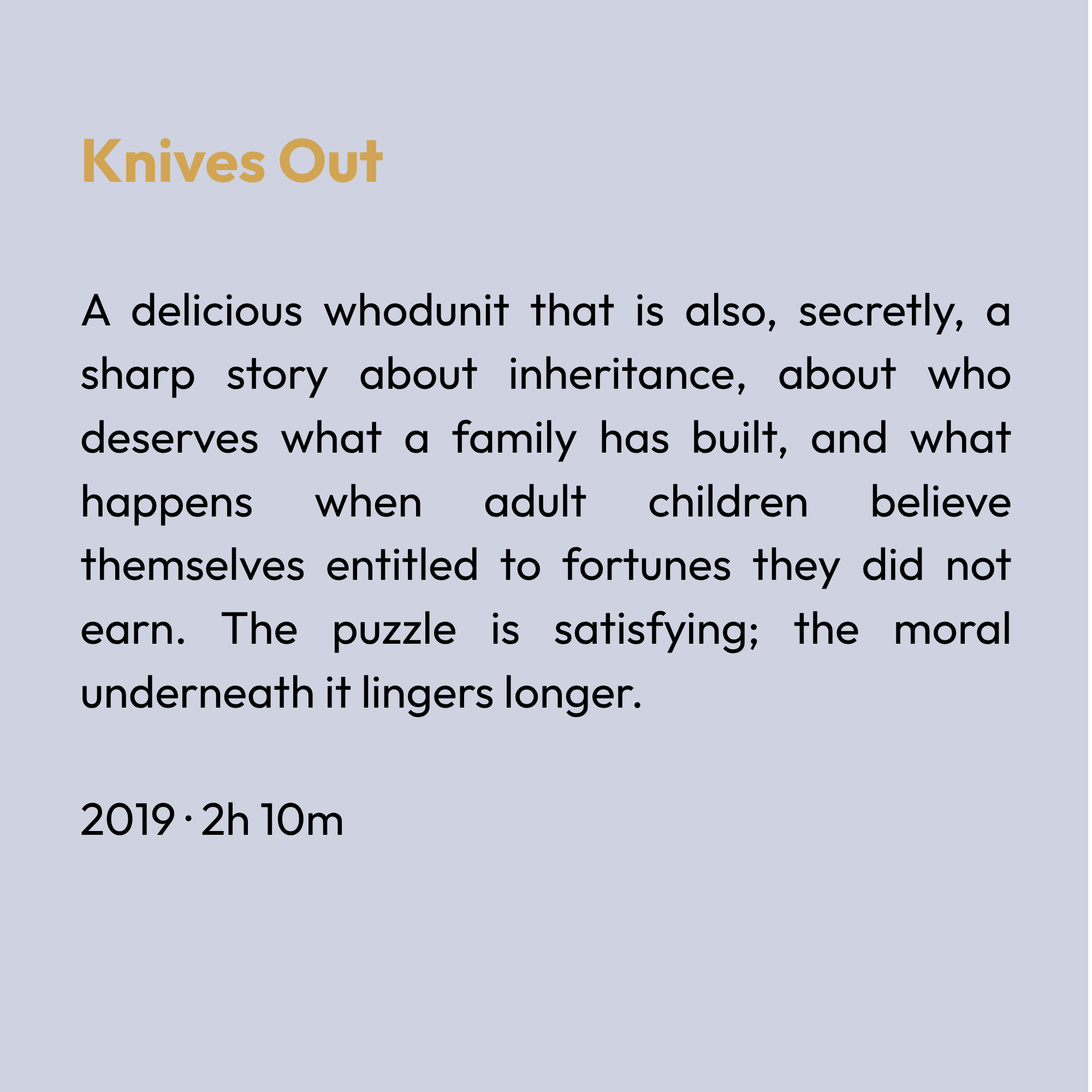 Knives Out