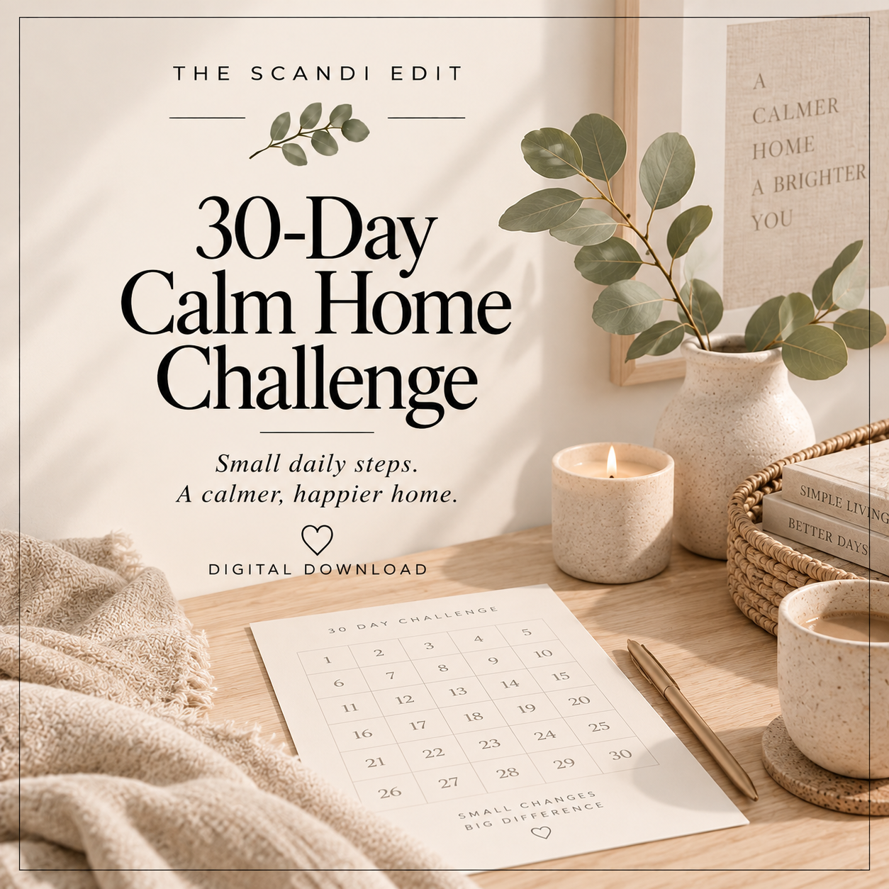 30‑Day Calm Home Challenge