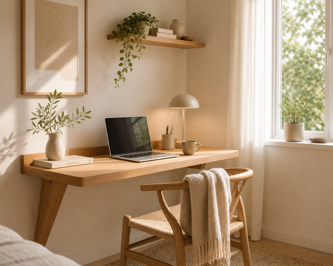 How to Create a Calm Workspace in a Small Flat