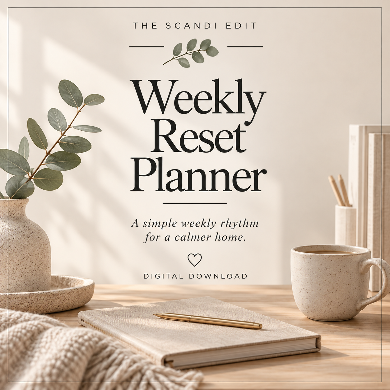 Weekly Reset Planner