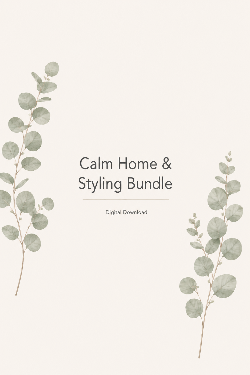 Calm Home & Styling Bundle (6‑in‑1)
