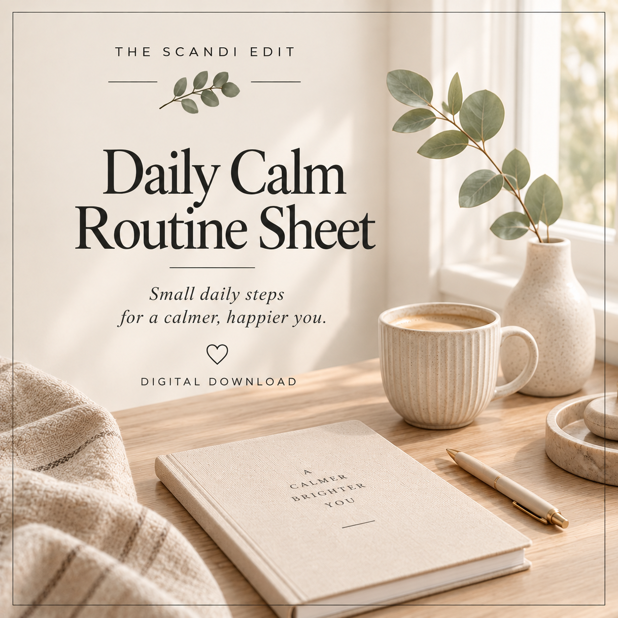 Daily Calm Routine Sheet