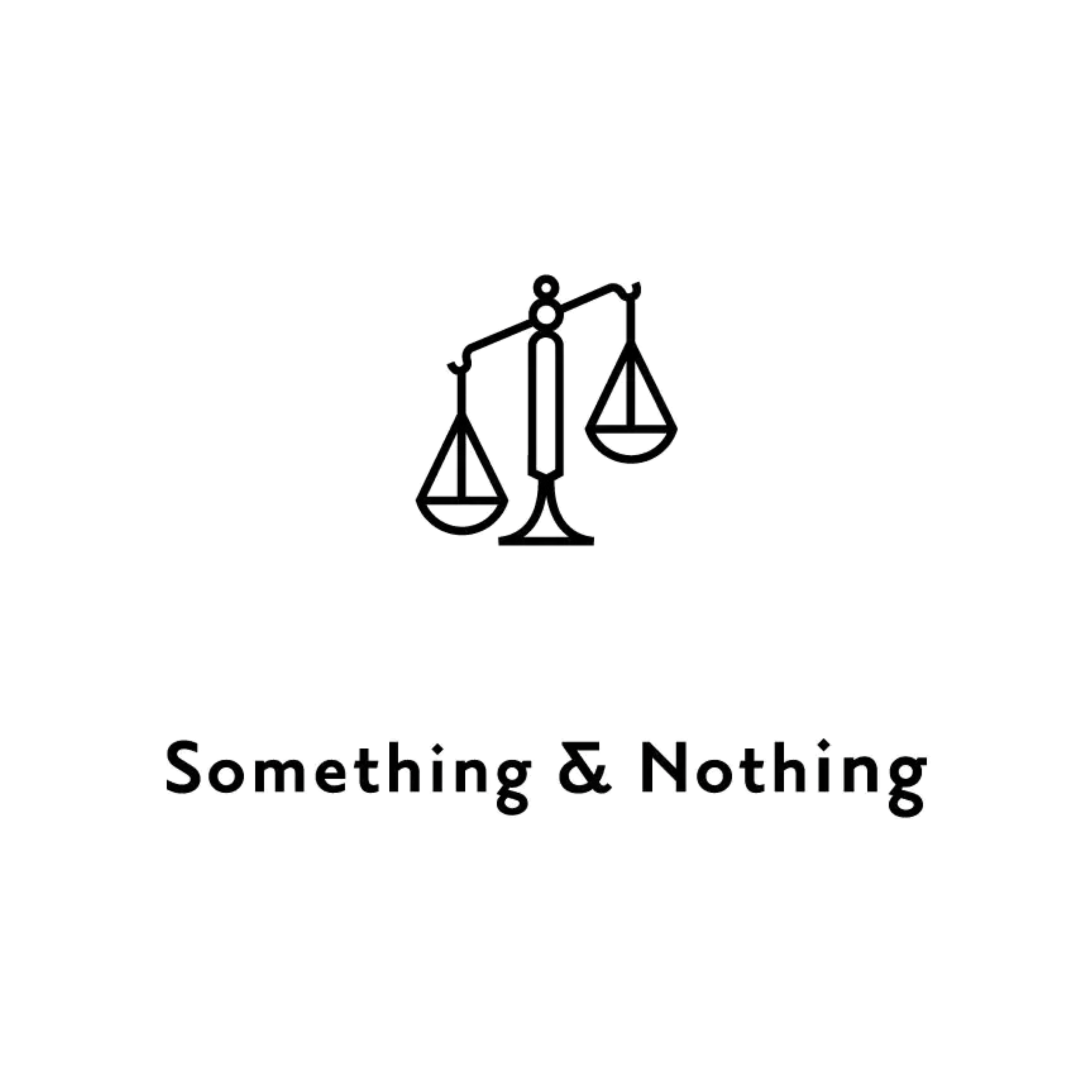 Sketch of the scales of justice, with a sword behind and a blindfolded figure, symbolizing fairness and law.