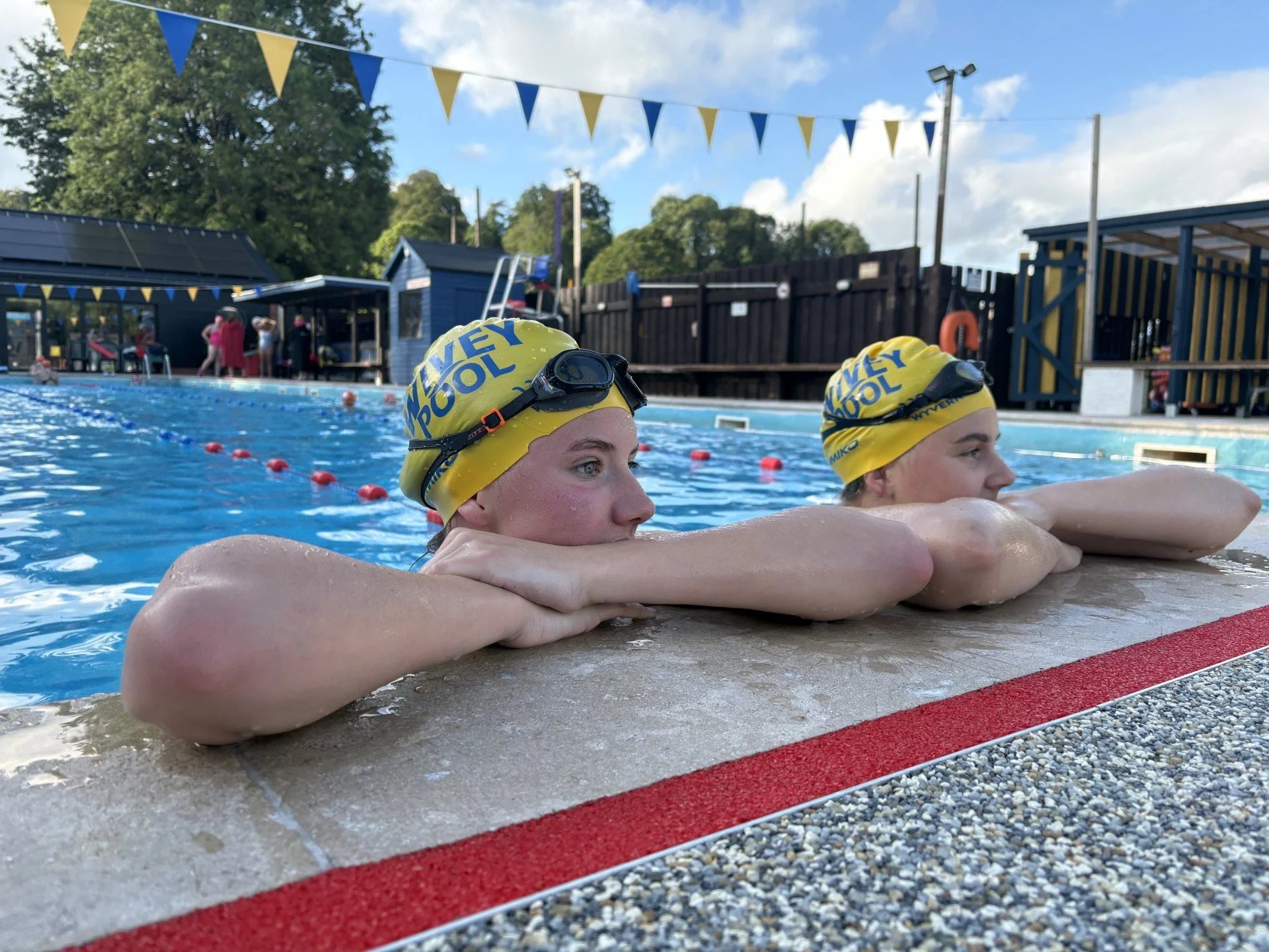 Wivey Pool Lifeguards take on Big Swim