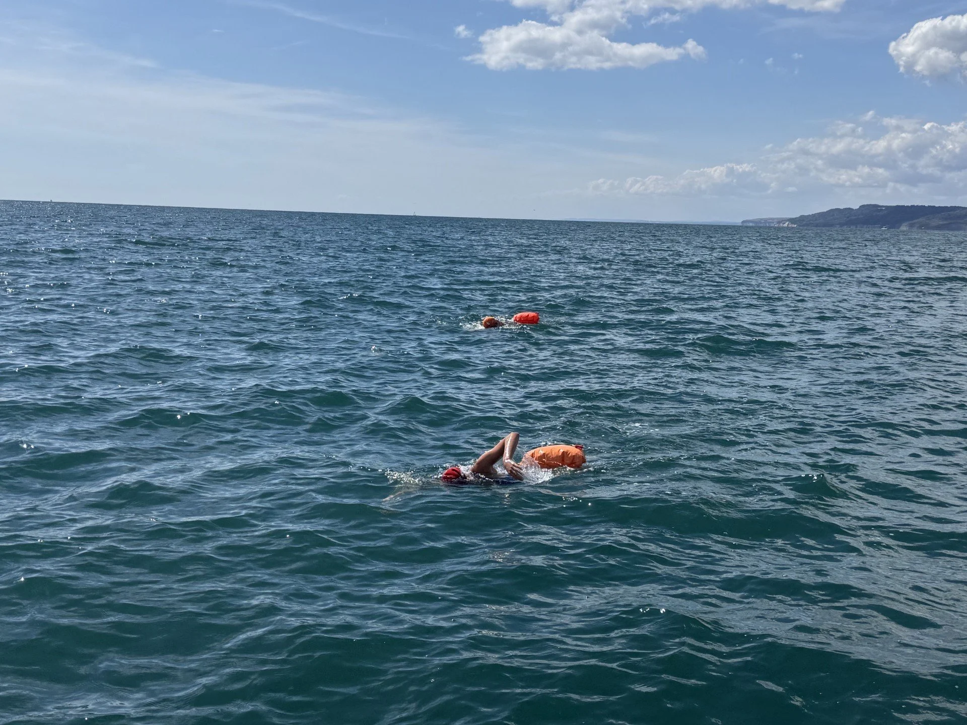 Adam and Susie Become Jurassic Coast Marathon Swimmers