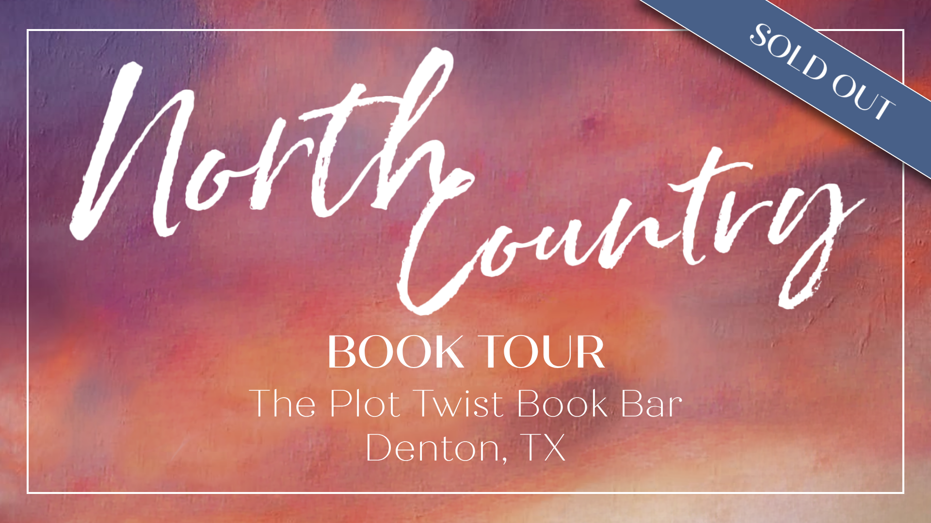 North Country Book Tour: IN CONVERSATION WITH GUEST AUTHOR