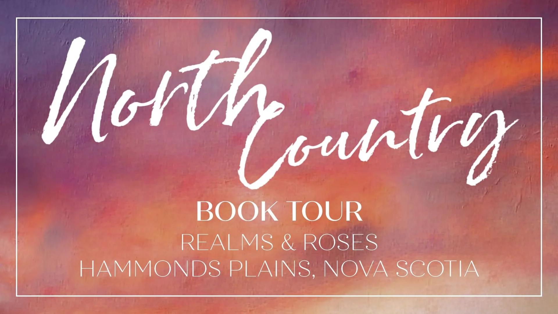 North Counry Book Tour: IN CONVERSATION WITH COURTNEY SHARPE