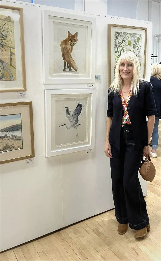 Liz Roberts Exhibiting her Paintings at Inverness Art Society Exhibition Inverness