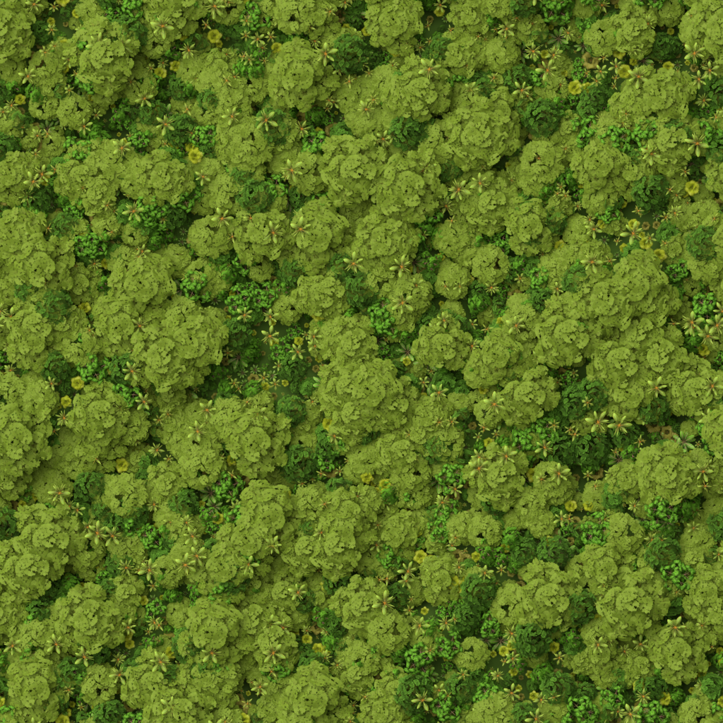 Nachempfindung des Amazonas / Speedtree und Blender