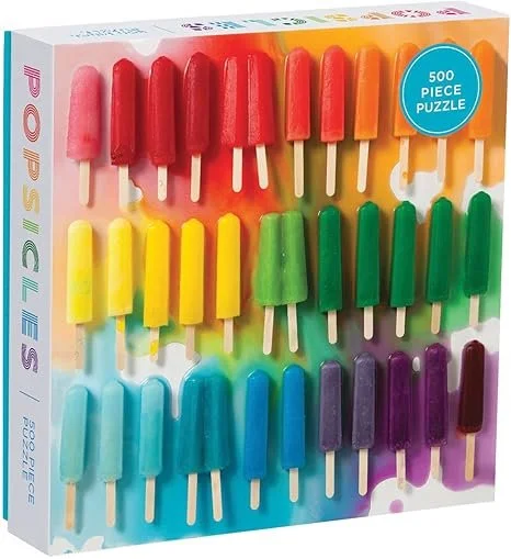 Rainbow Popsicle Puzzle