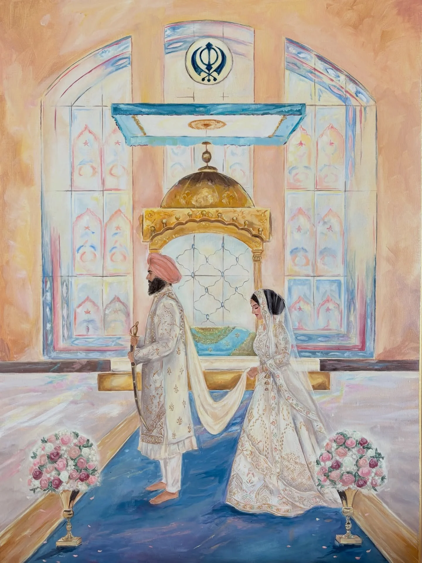 A little throwback to this pastel dream 🌸

#liveweddingpainter #liveweddingpainteruk
