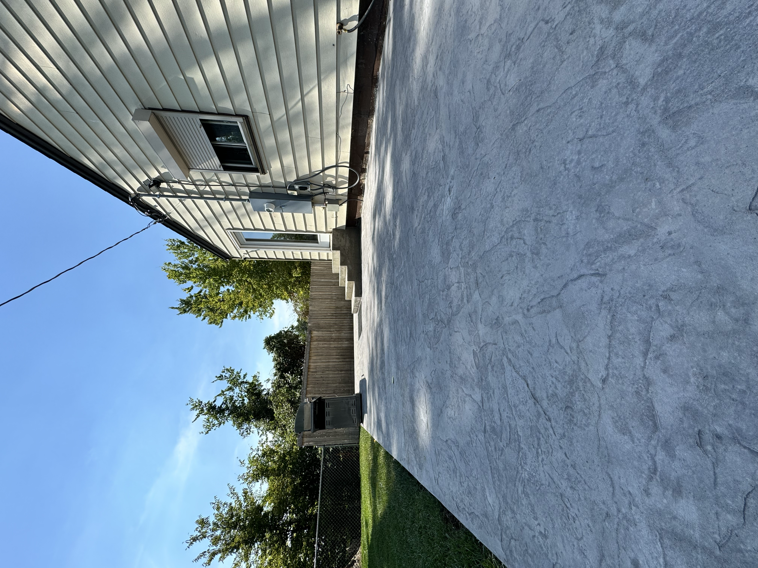 Colored & Stamped Patio