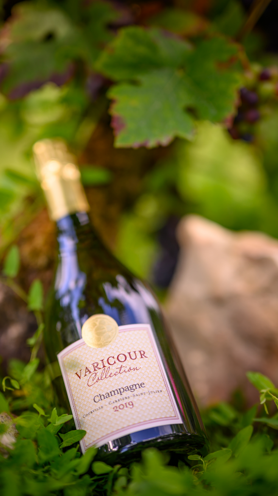 Bouteille de Champagne Varicour Collection.