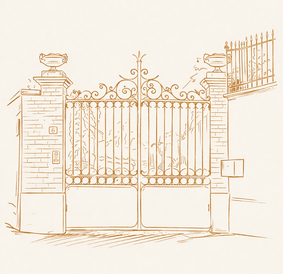 L'entrée du Domaine.