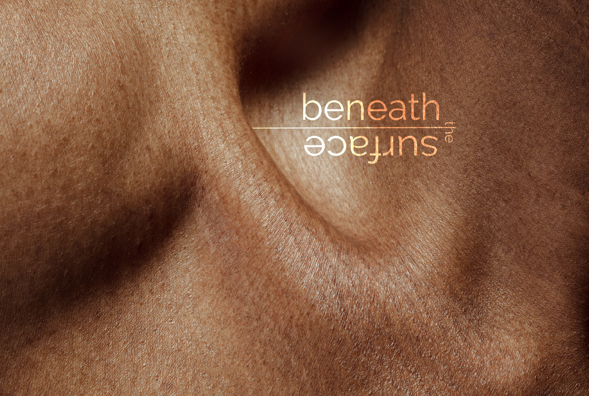 Promotional image for beneath the surface, a brand strategy and visual identity project to help bring their brand to life