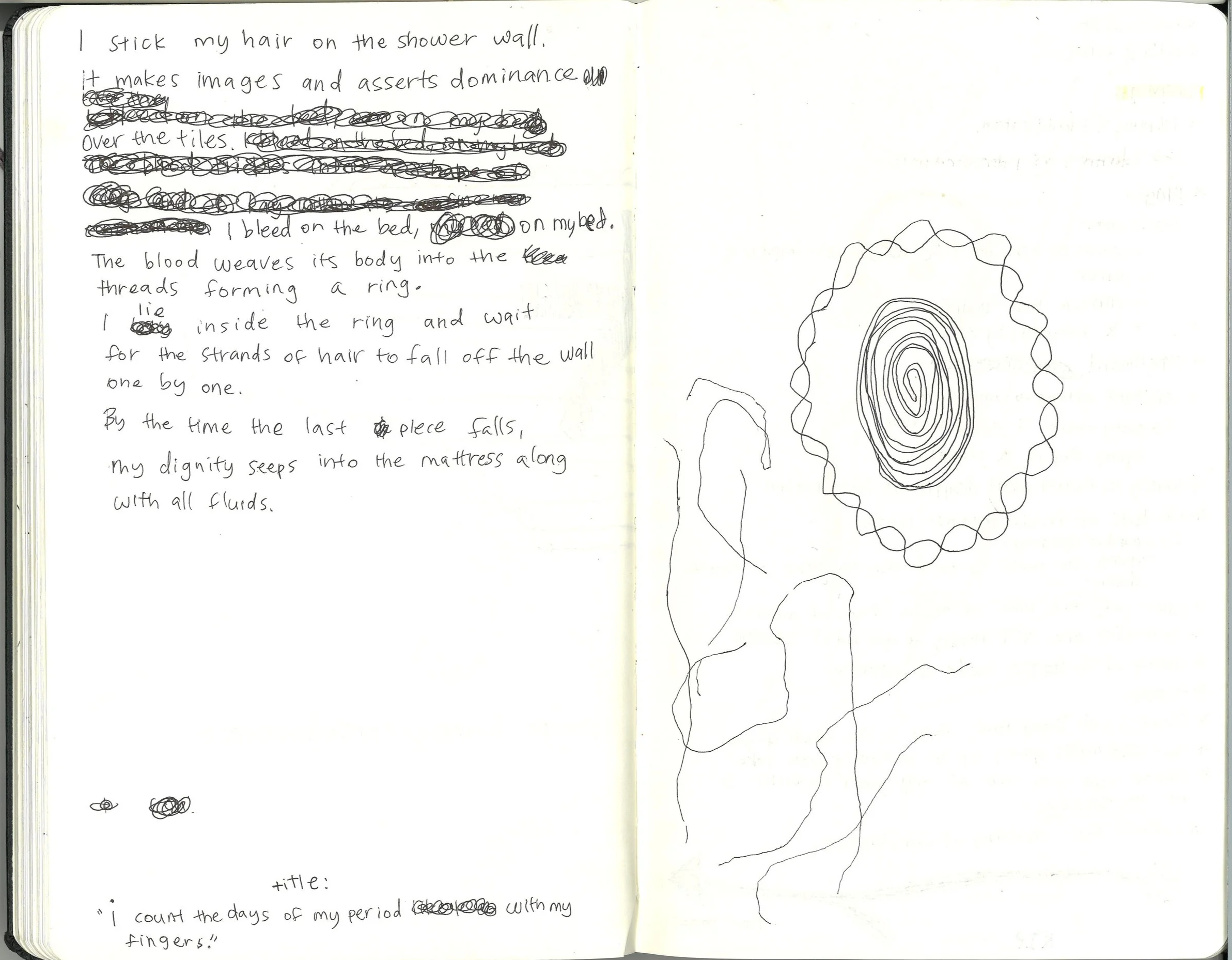 "i count the days of my period with my fingers" 2026