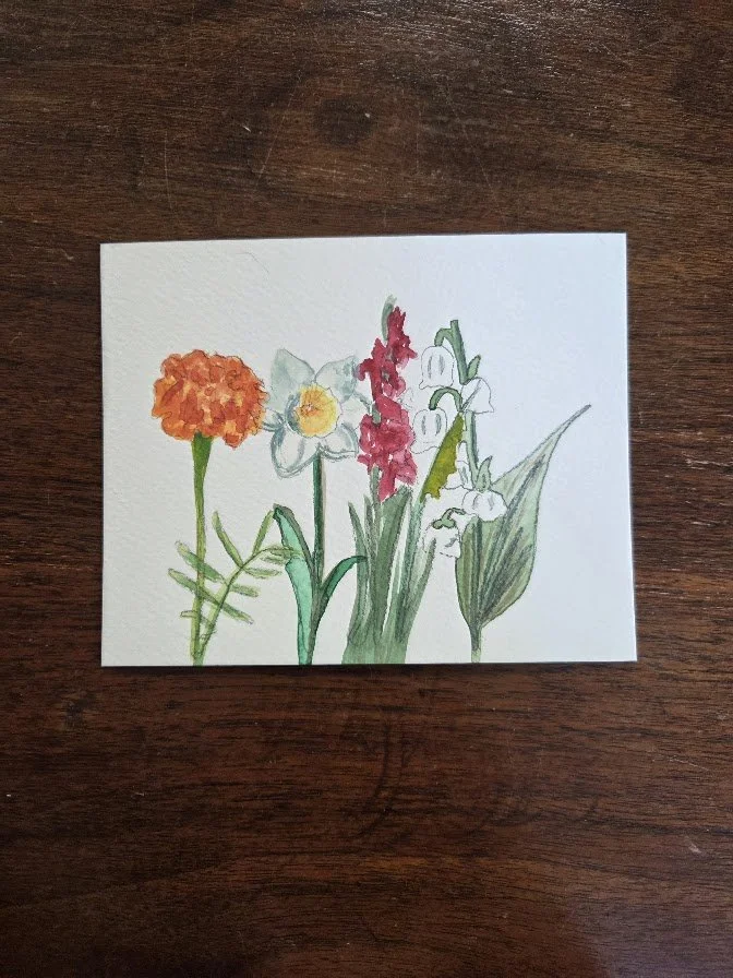 Birth Month Flower Paintings