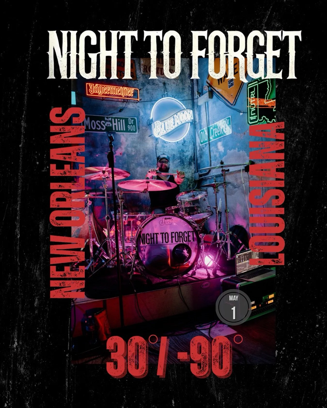 Back in NOLA for Jazz Fest weekend 🔥
11PM &lsquo;til who knows when&hellip;
New Orleans knows how we do it.  #JazzFestWeekend  #NightToForget  #NOLALiveMusic #FrenchmenStreet