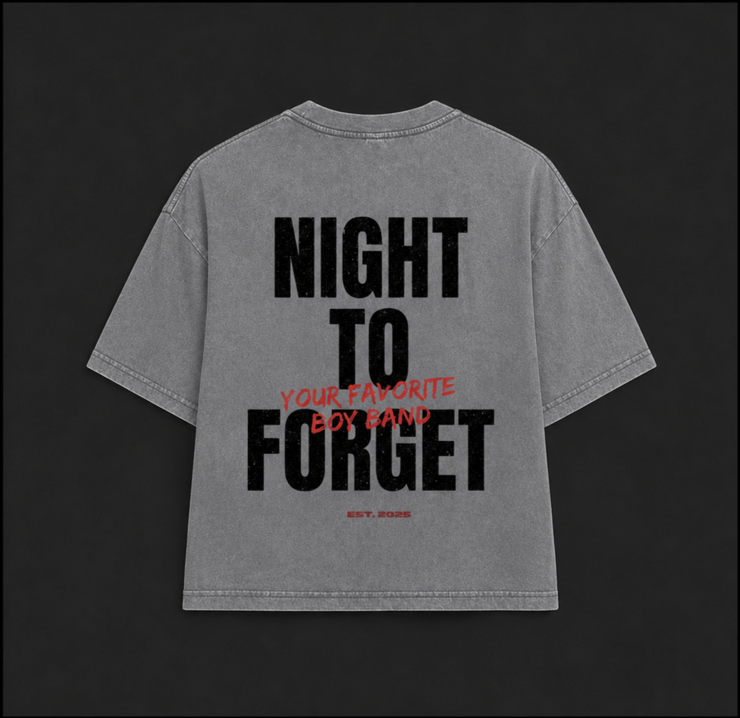 NTF FAVORITE BOY BAND CROP TEE