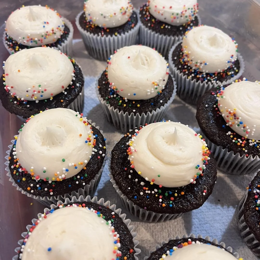 Birthday Party
-Chocolate or Vanilla Cake, Cream Cheese Frosting