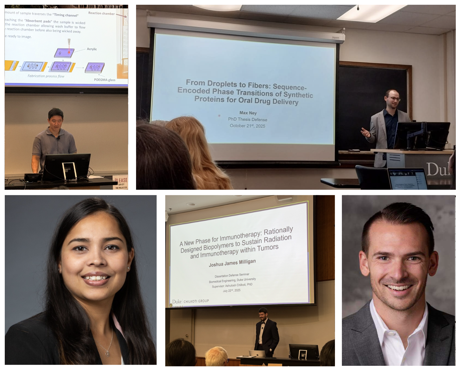 Congratulations to our new PhD graduates! - Parul, Jason, Josh, Damon, Max