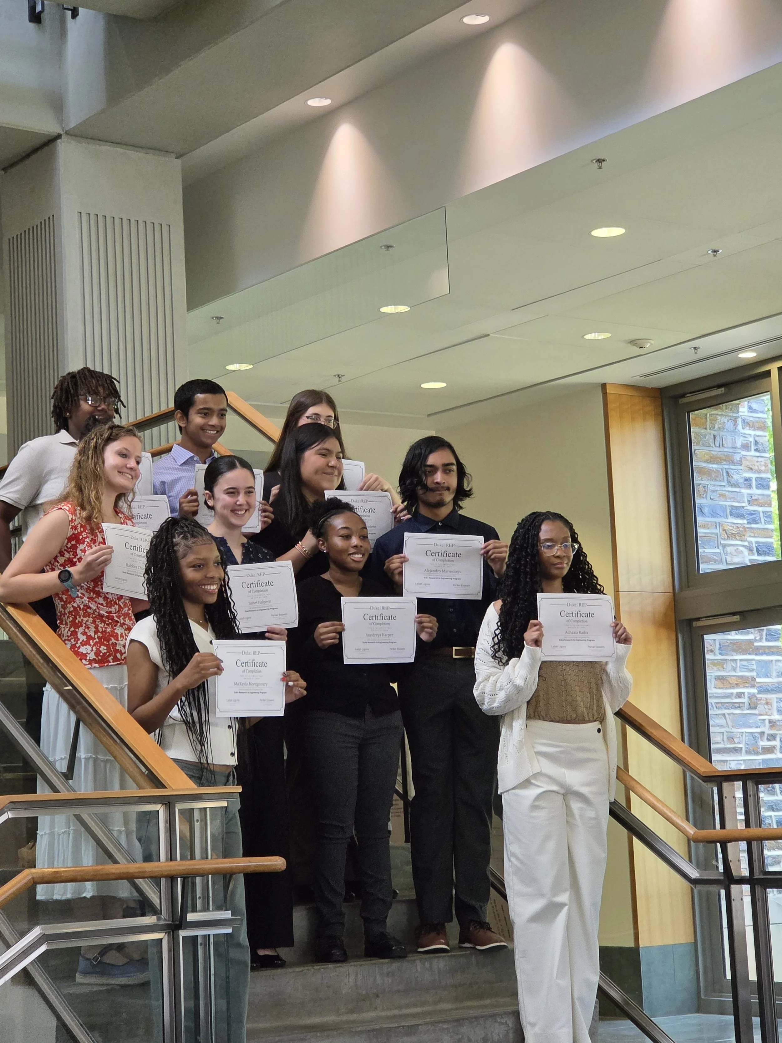 Congratulations to our DukeREP students!