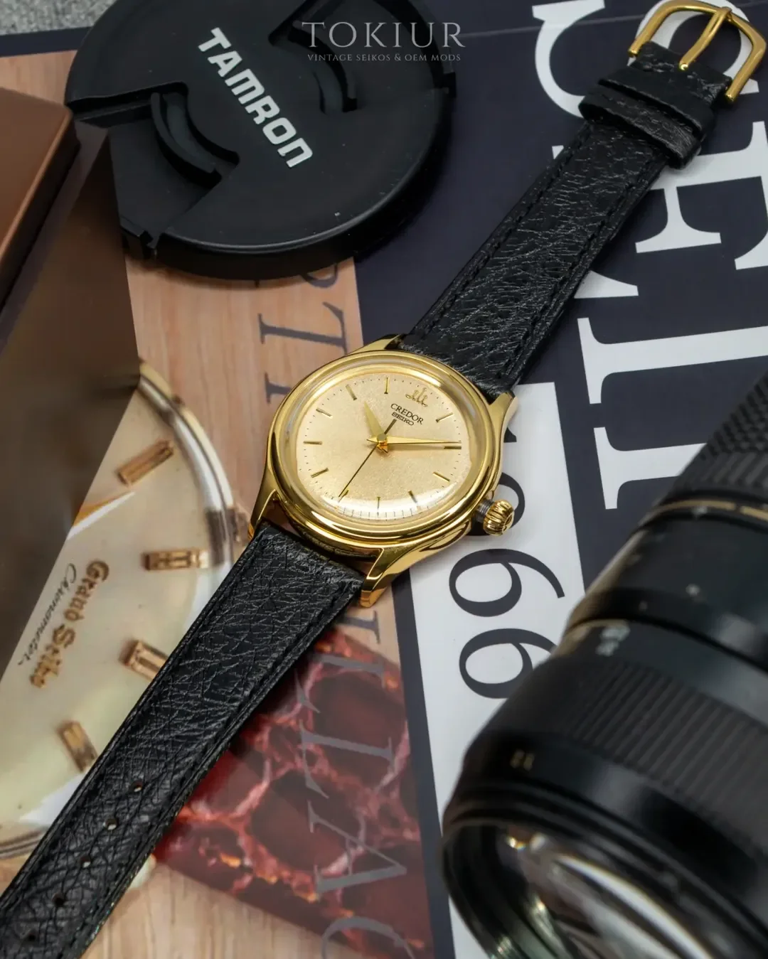 Seiko Credor mod with a vintage OEM 8N81-7010 stardust dial from the 90s and a Caroline case.# (1).webp
