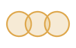 Four golden-brown cookies lined up in a row.