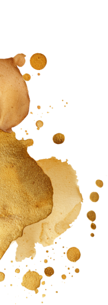 Cookies and cookie crumbs falling against a white background.