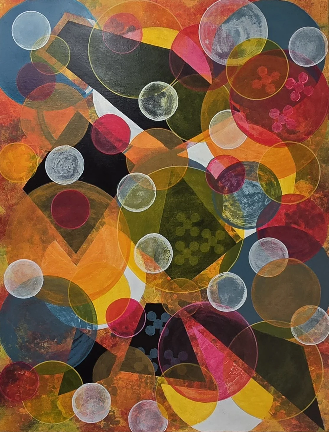 Acrylique sur toile - "Instants suspendus" - 2021 - 88 x 116