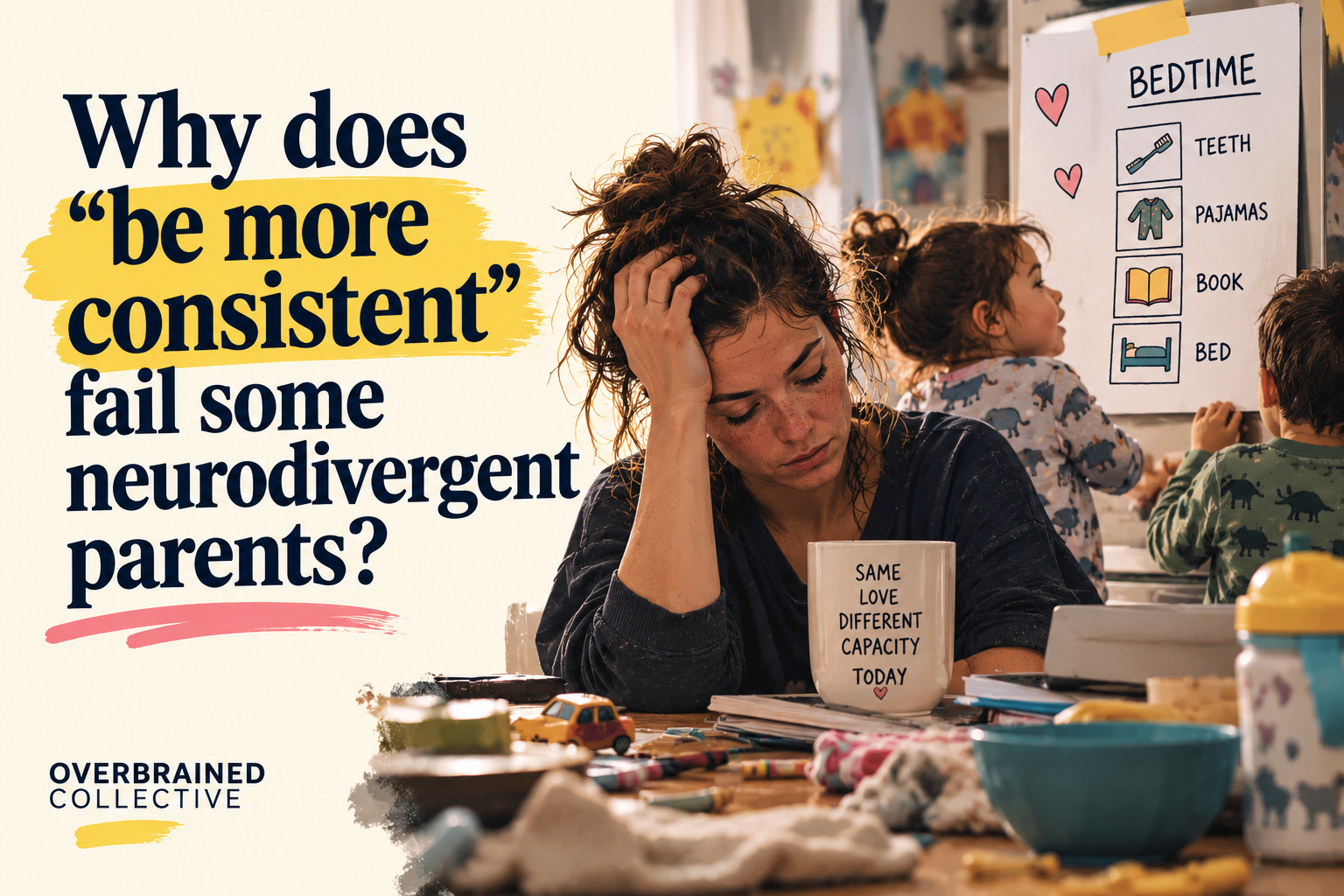 Why does “be more consistent” fail some neurodivergent parents?