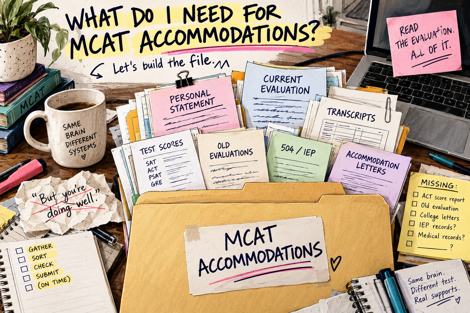 What documentation do I need for MCAT accommodations?