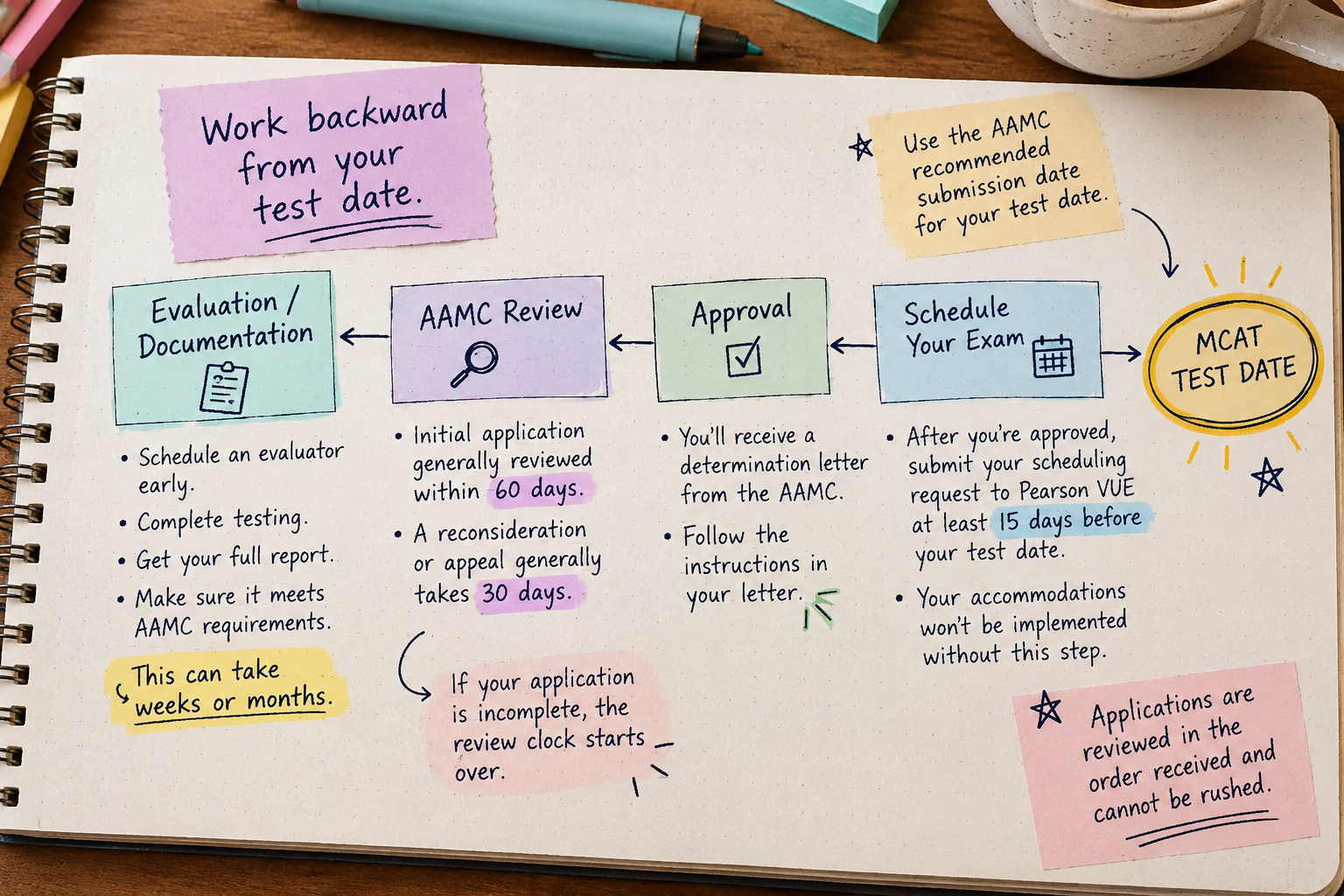 How do I get accommodations for the MCAT?