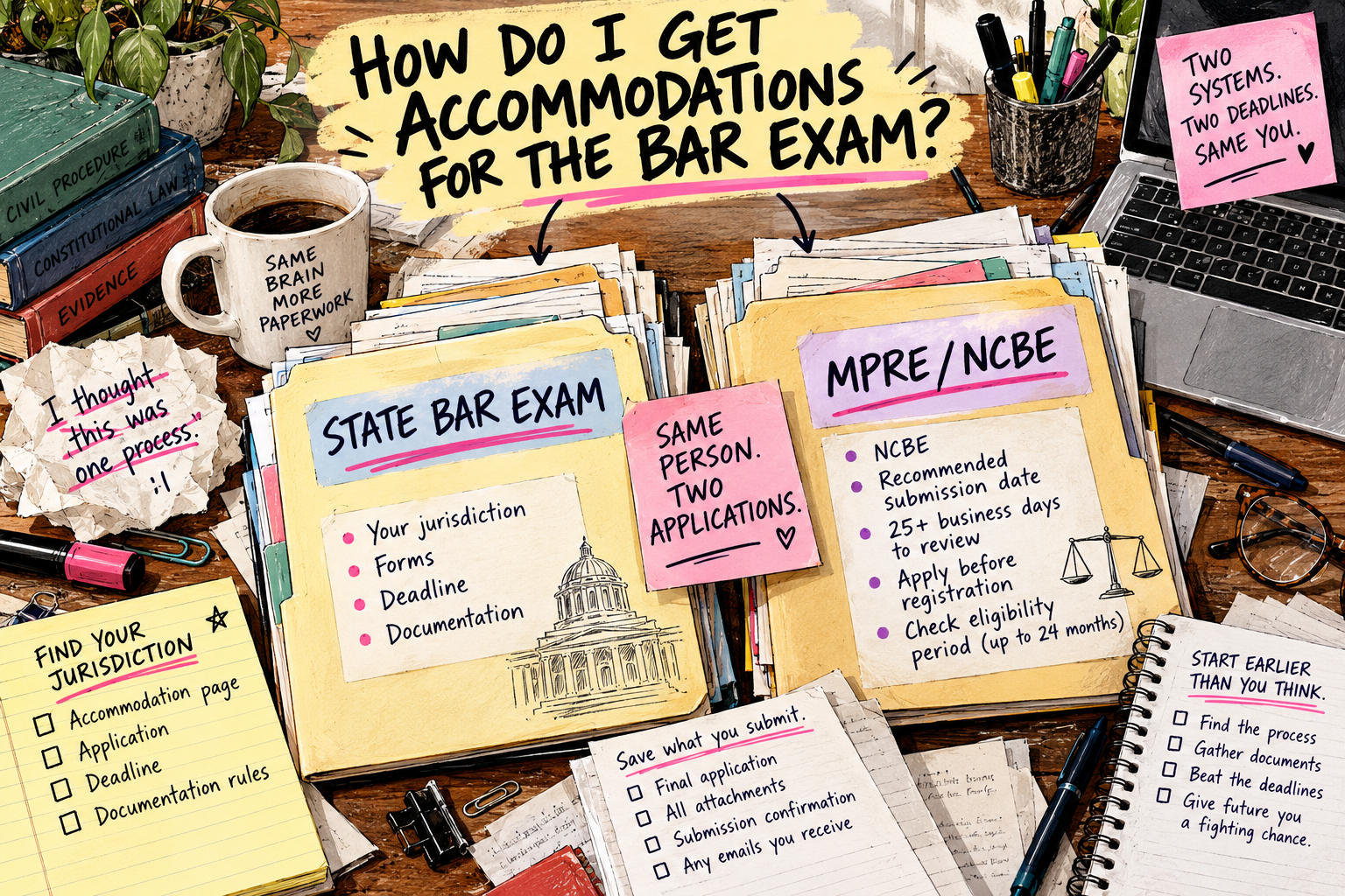 How do I get accommodations for the bar exam?