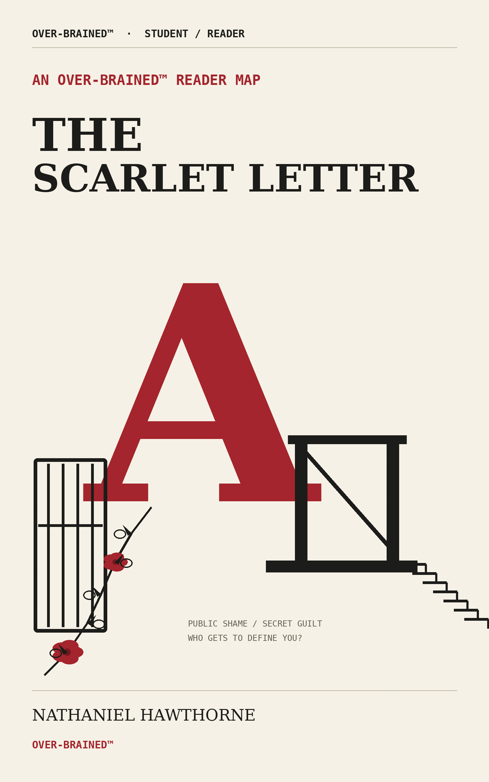 The Scarlet Letter - Over-Brained™ Reader Map