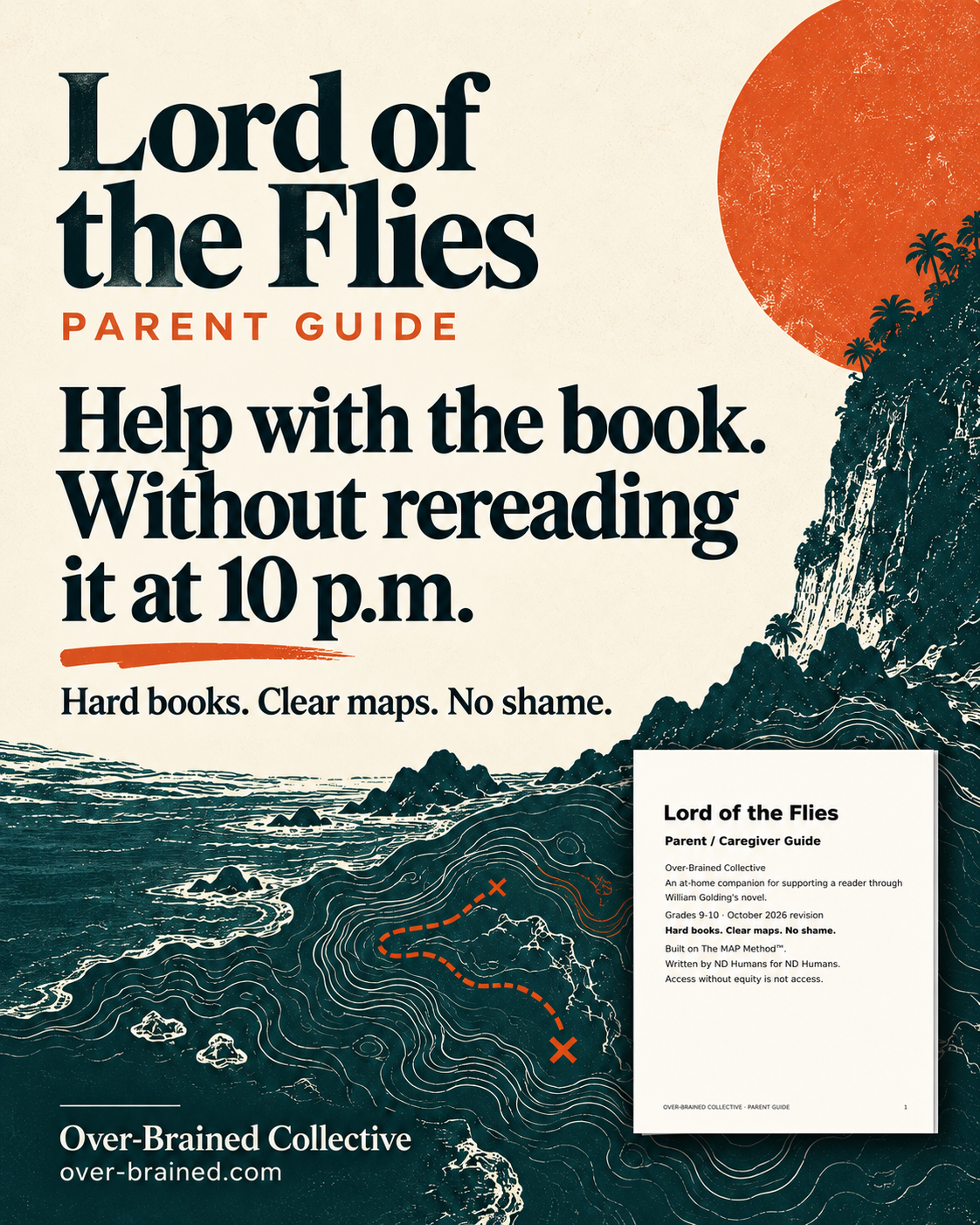 Lord of the Flies Parent Guide | Reading Support for Neurodivergent Teens