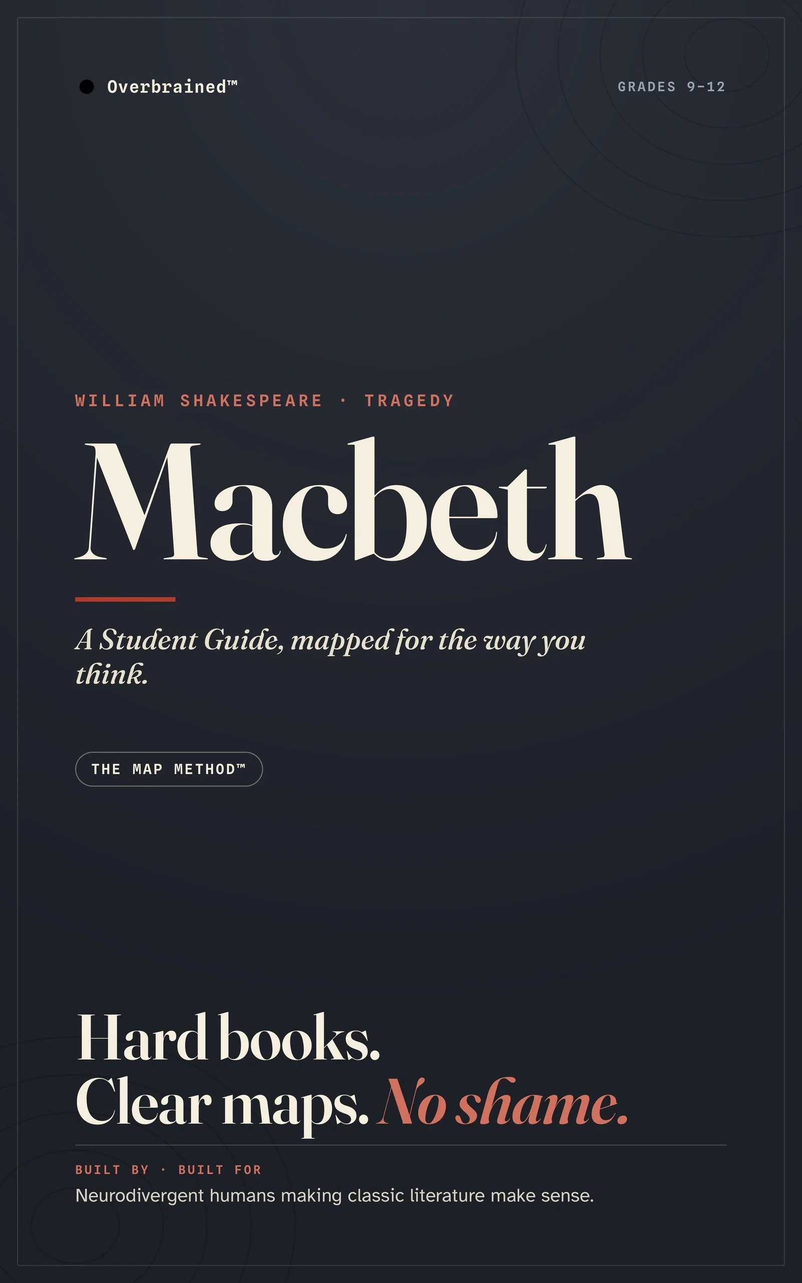 Macbeth: The Overbrained Study Guide for Neurodivergent Readers