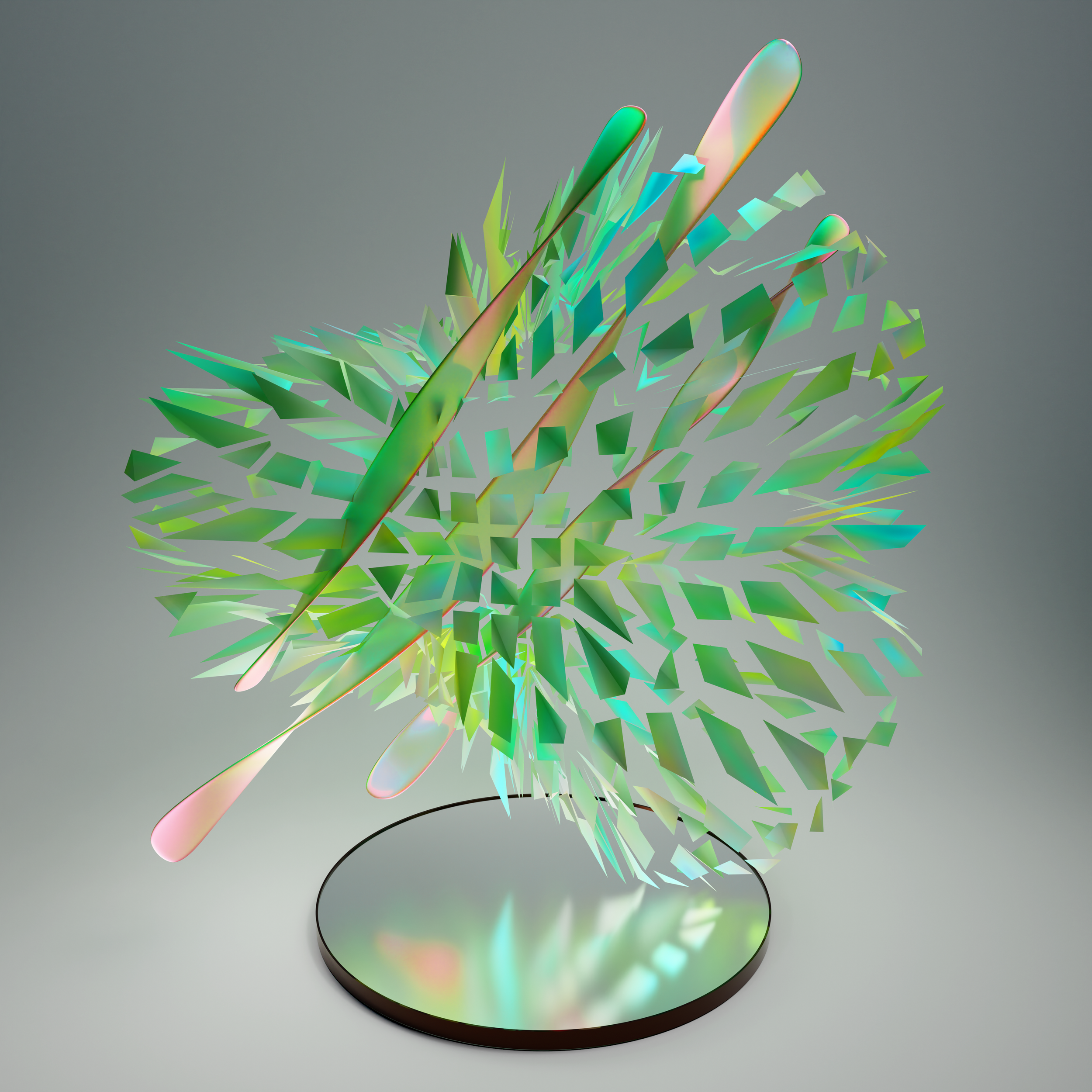 Matrix Glass - digital sculpture