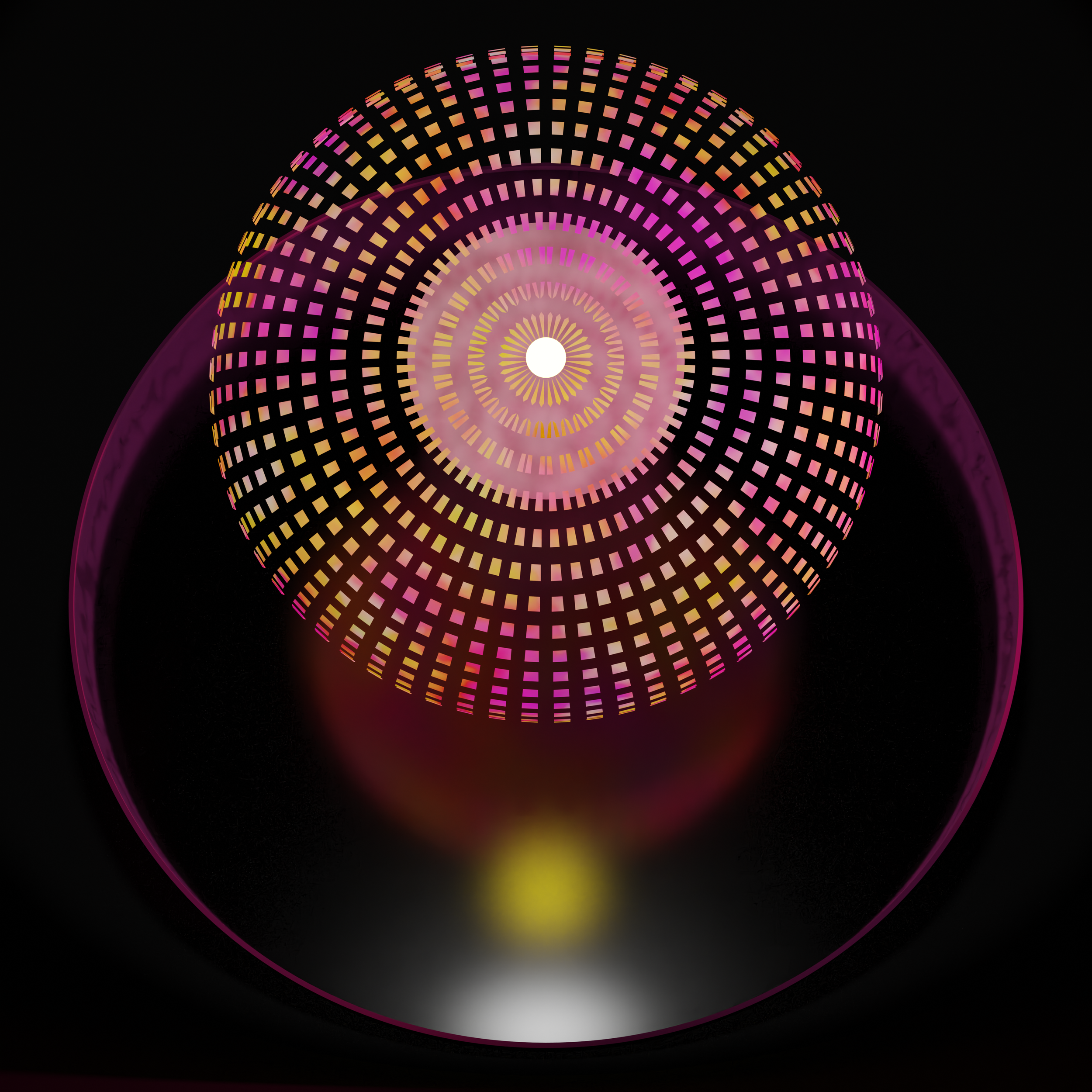 Matrix Sunrise - digital sculpture