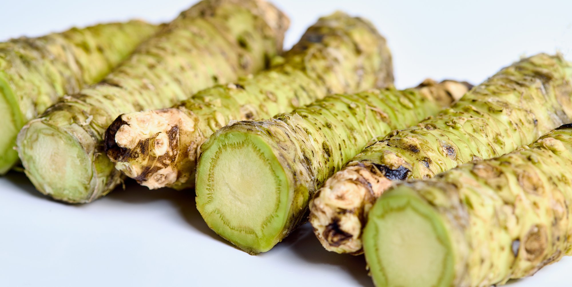 Fresh wasabi root — premium ingredients in every Hi.Dozo omakase sushi delivery